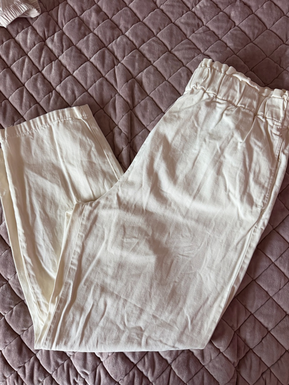 Zara Cream Men's Chinos - Straight Fit Casual Trousers